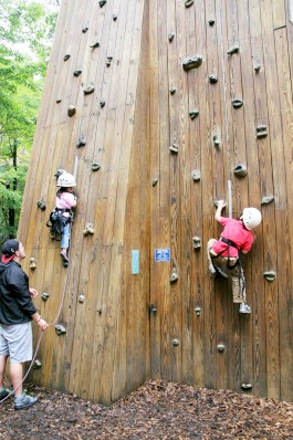 IECS training rock wall