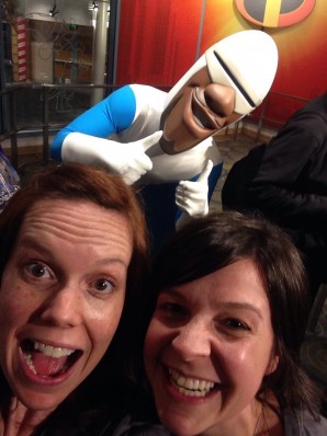 frozone photo bomb