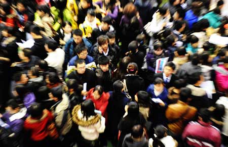 crowded china