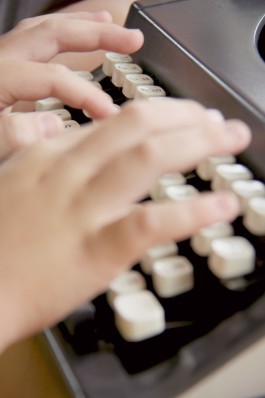 typewriter hands - 1
